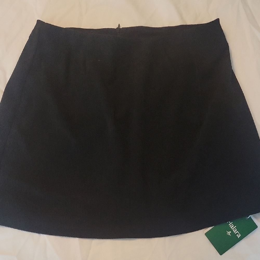 HALARA Black A-Line Mini Skirt for Work